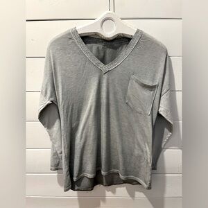 Grey Pocket Knit – Made in Italy – One Size (based on measurements)